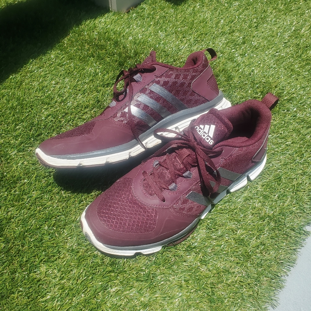 Adidas Men's Maroon Running Shoes Size 10